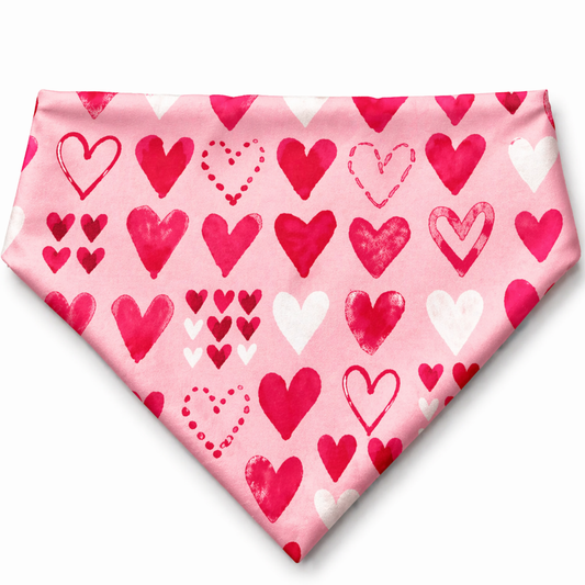 Rosie Bunny & Blush Hearts Reversible Bandana