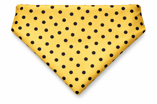 Yellow Spring with dots Bandana